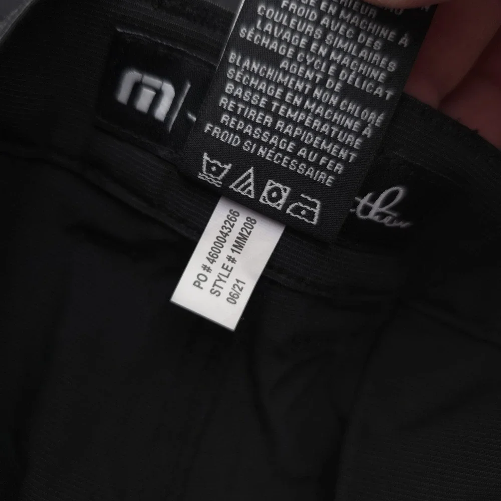 Travis Mathew Mens Sz 34 Beck Shorts Black Performance‎ Golf Lightweight Stretch